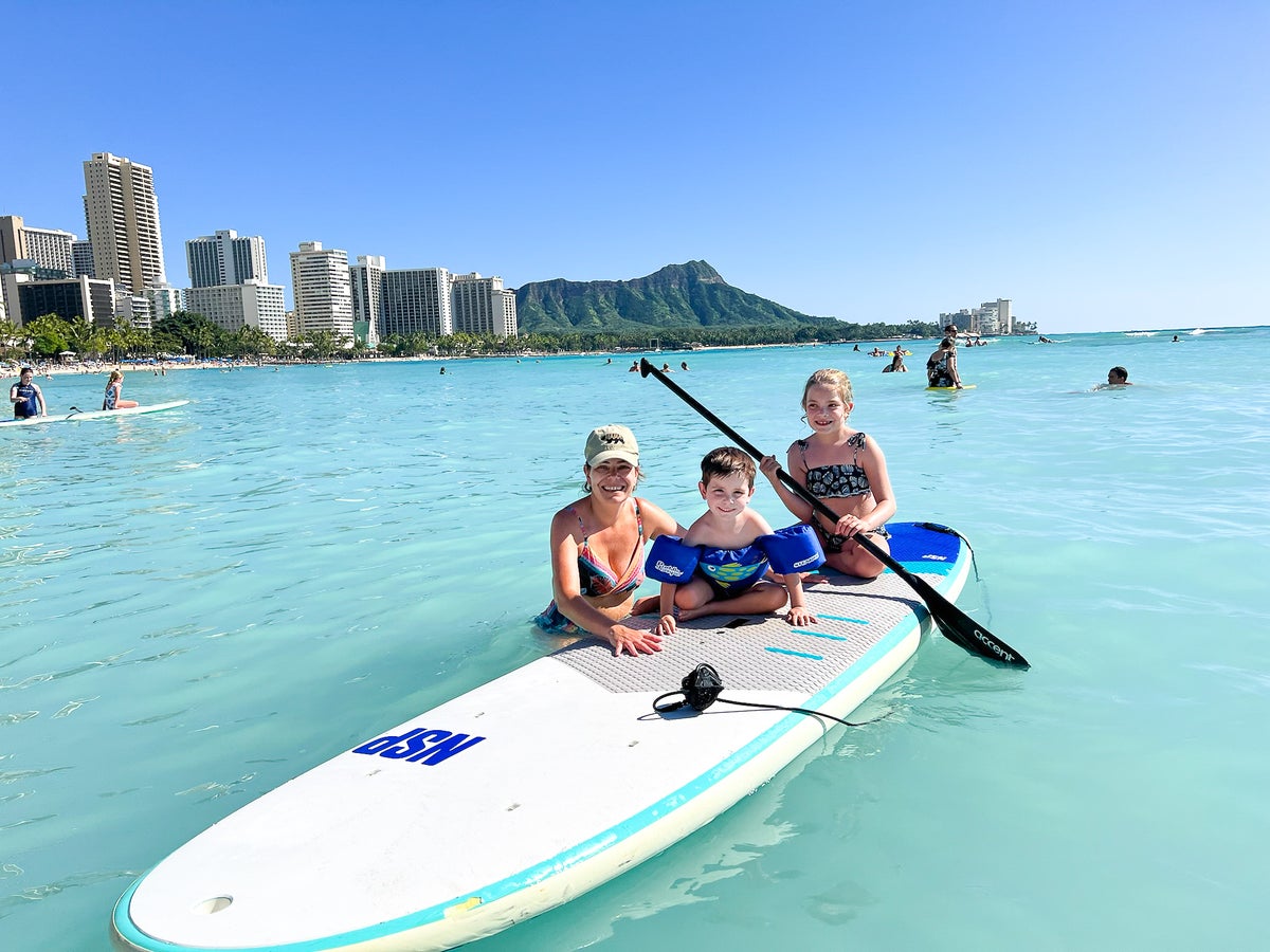 Sheraton Waikiki stand up paddle