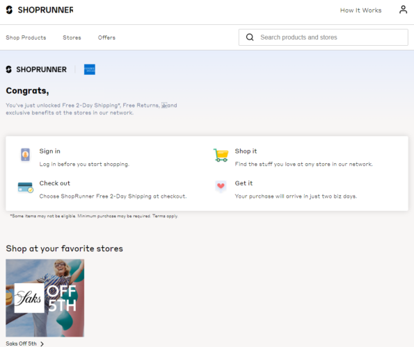ShopRunner Membership Guide - Eligible Amex Cards, Benefits