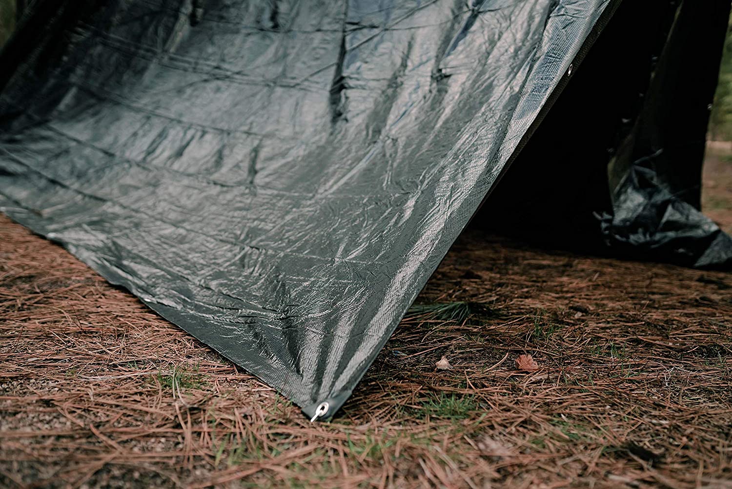 Heavy Duty 16'x20' Silver Tarp Multi-Purpose Waterproof Tent Shelter Camping 