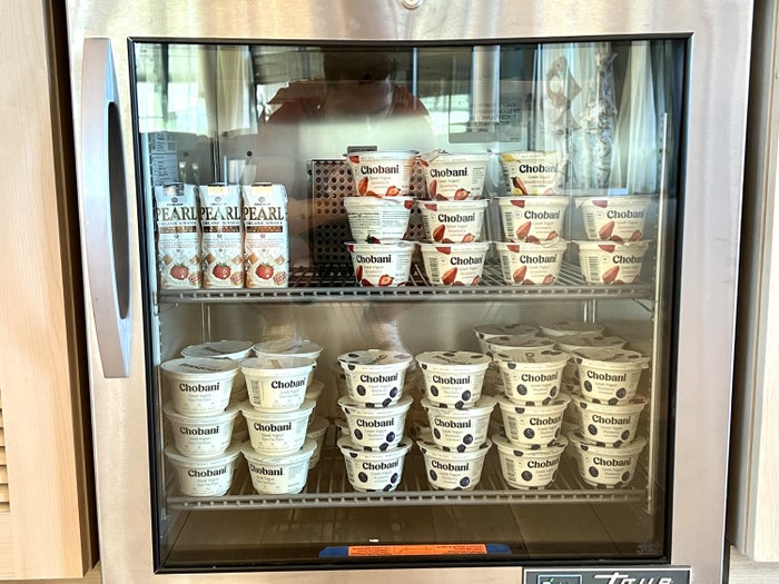 TETRA Hotel Autograph Collection breakfast yogurts and soy milk