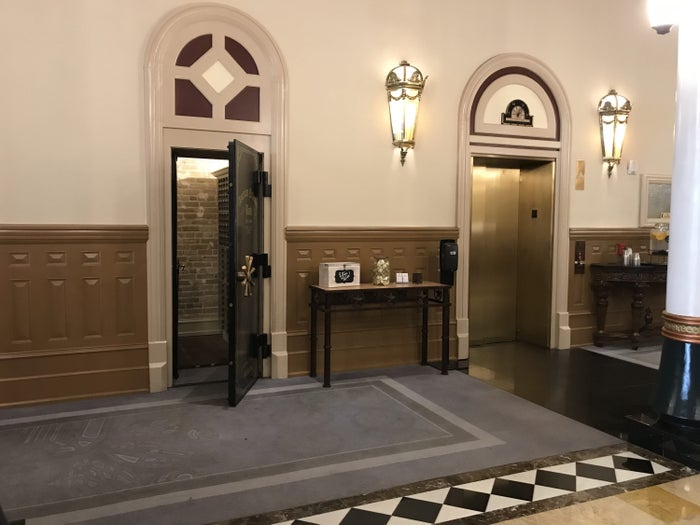 Bank vault at The Driskill