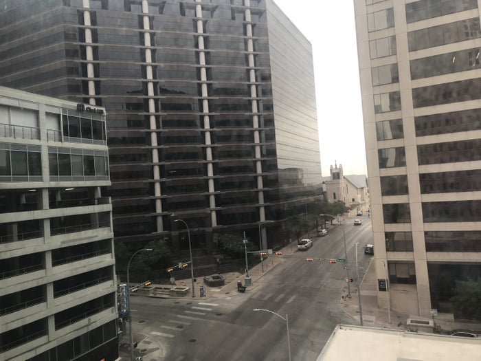 The view from room 609 at The Driskill