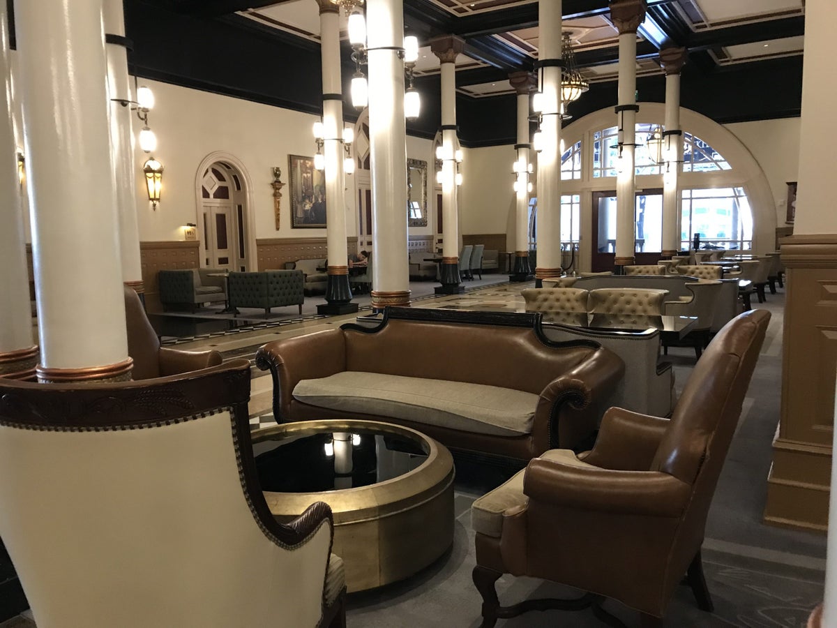 The Driskill Hotel Austin lobby seating
