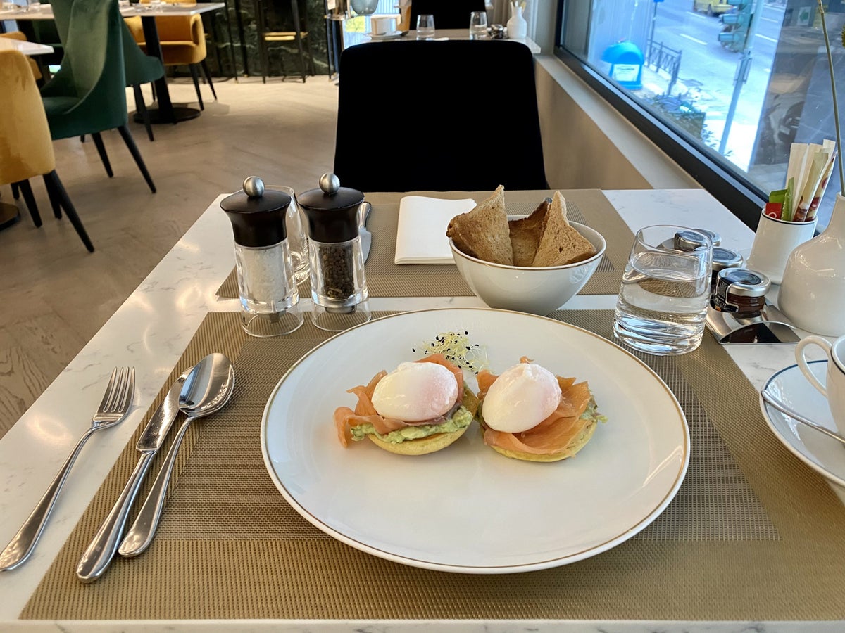 Academias Hotel Symposium Restaurant breakfast a la carte poached eggs