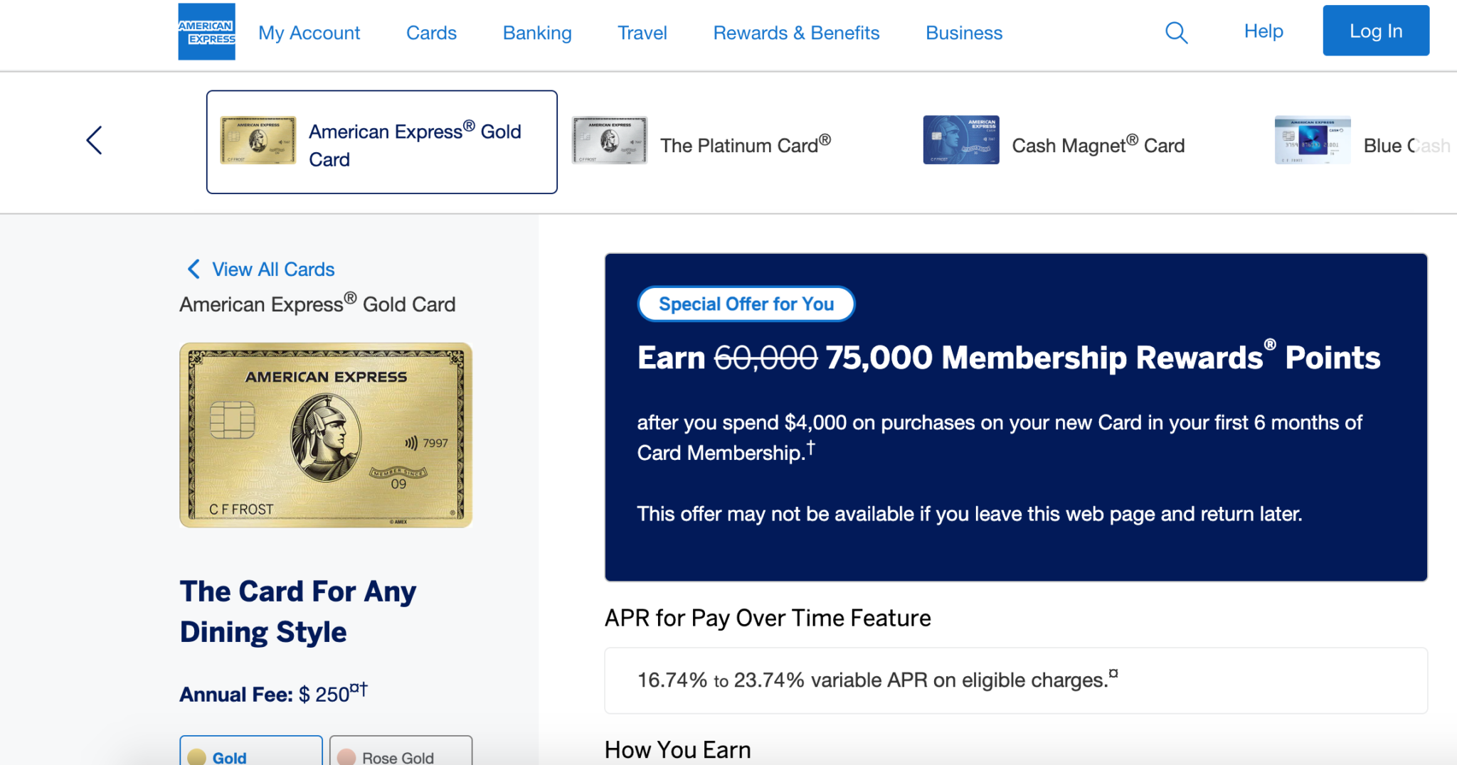 How To Get the Amex Gold 75k or 90k Bonus Offer [2022]