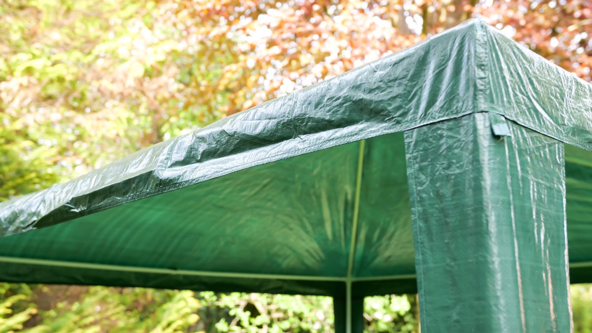 Camping gazebo material