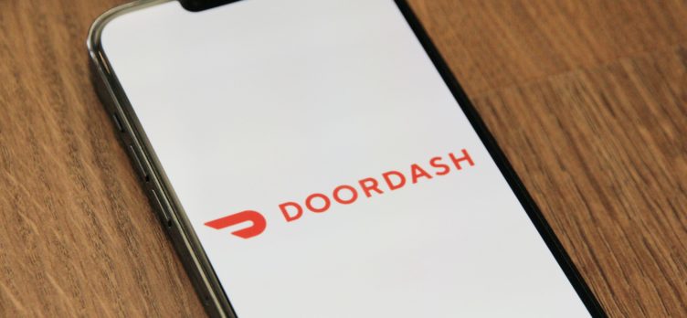 DoorDash icon on iPhone screen