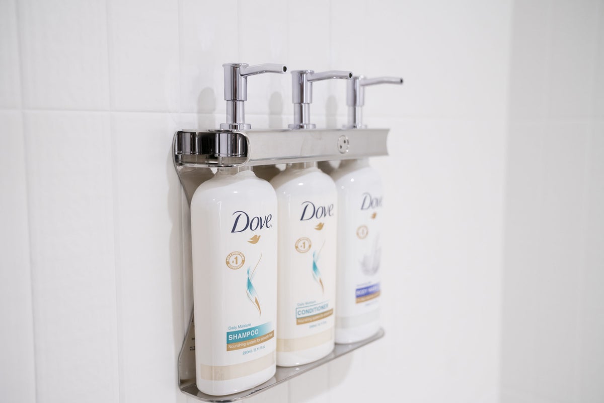 Dove bathroom amenities