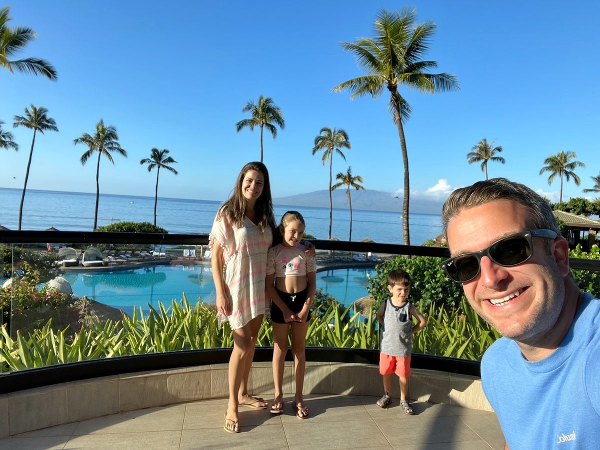 Family at the Hyatt Regency Maui
