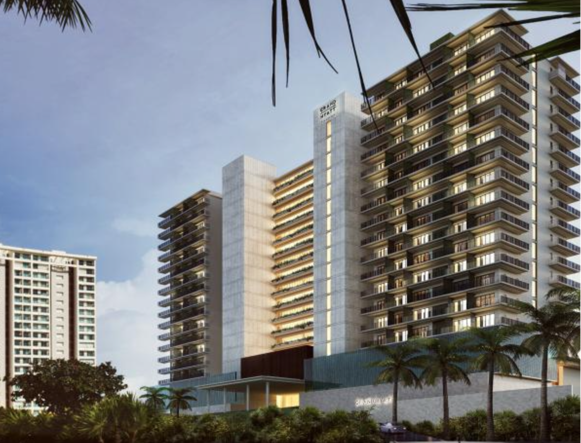 Grand Hyatt Cancun Beach Resort exterior rendering