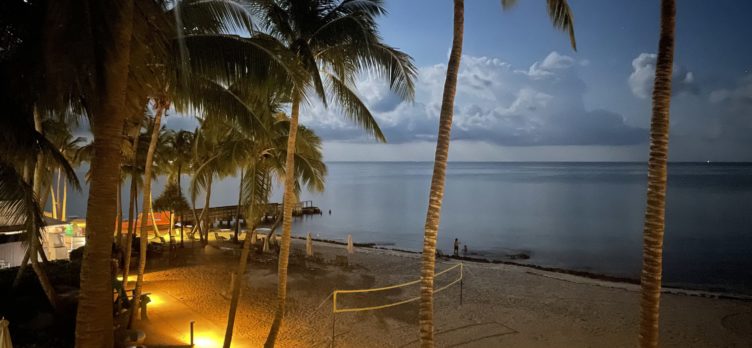 ocean night view at Casa Marina Key West
