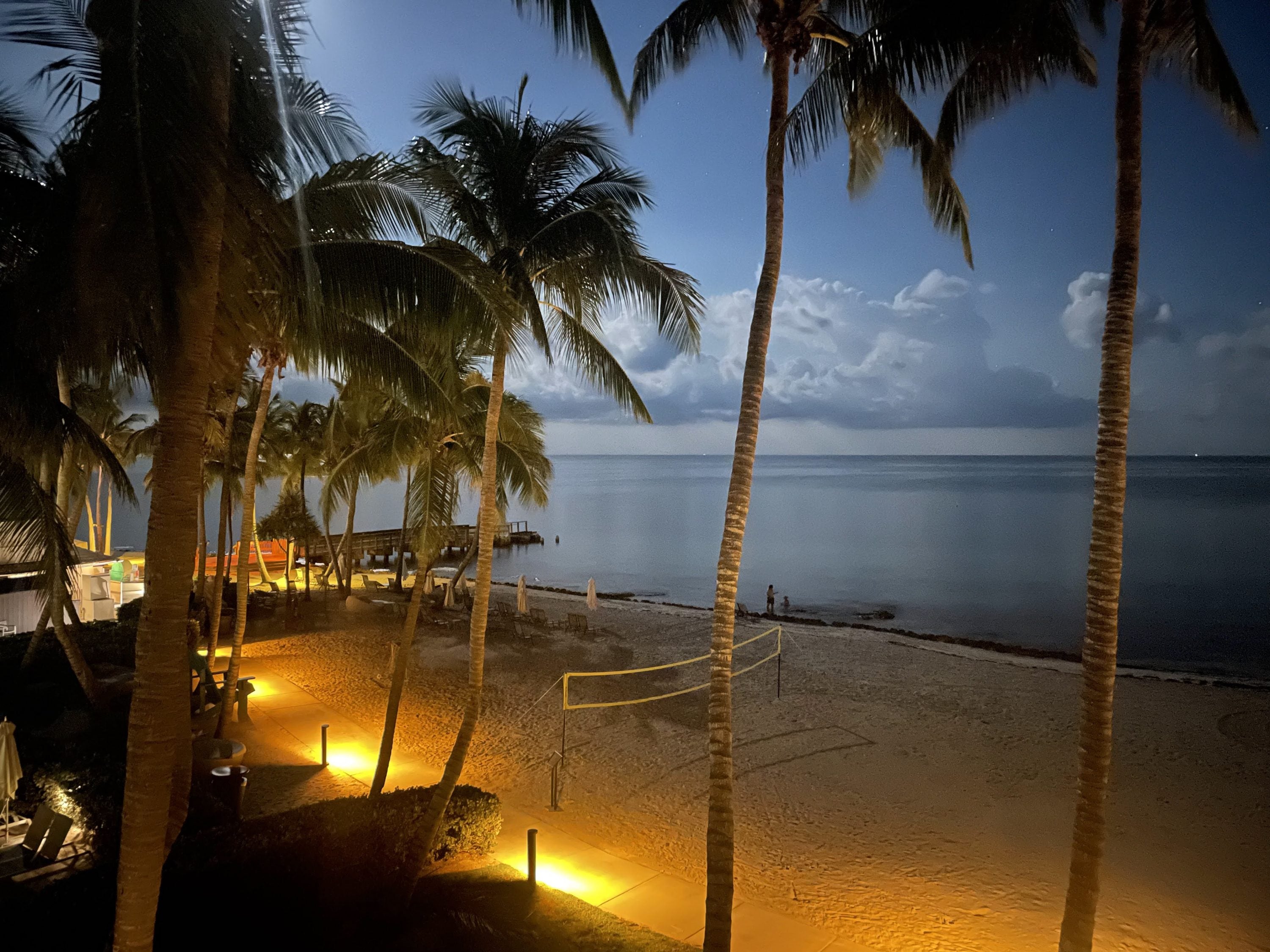 ocean night view at Casa Marina Key West