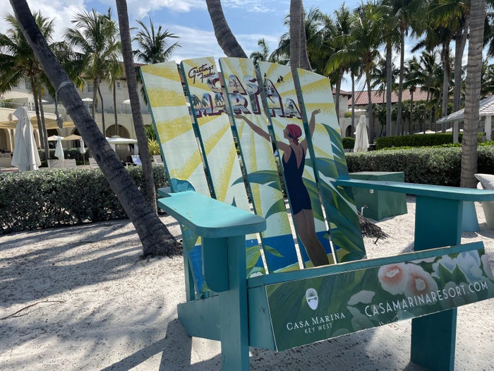 Casa Marina huge beach chair
