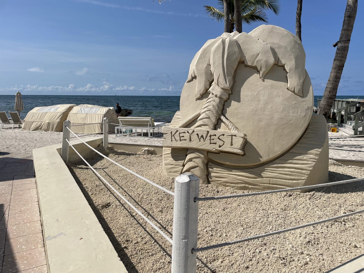 Sand carvings at Casa Marina Key West