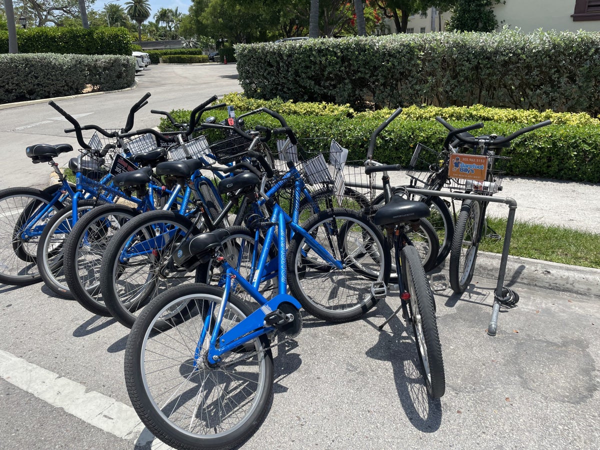 Bike parking at Casa Marina Key West
