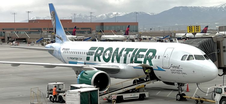 Frontier Airlines at Salt Lake City (SLC)