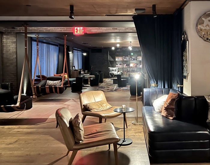 Moxy East Village Alphabet Bar Café more seating