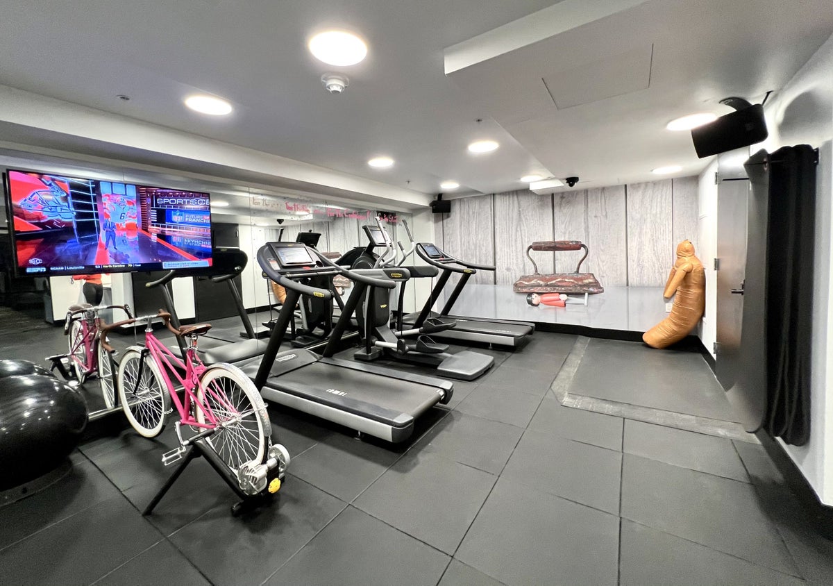 Moxy East Village gym cardio machines