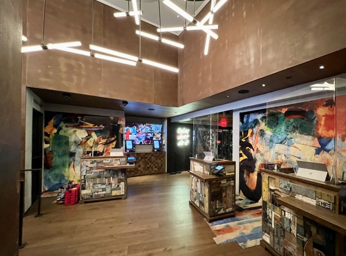 Moxy East Village hotel reception