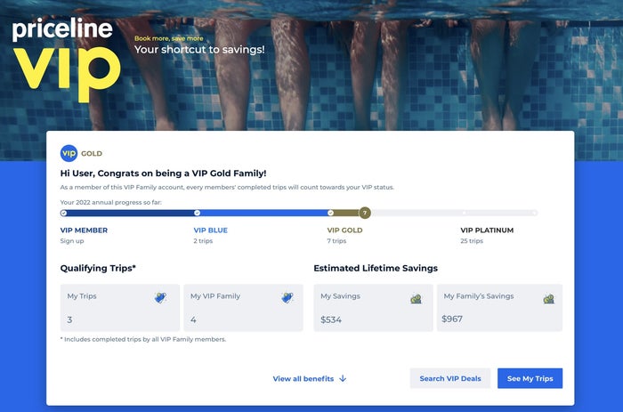 Priceline VIP Gold