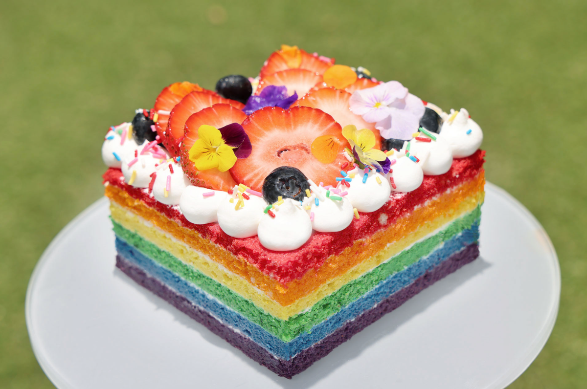Rainbow Pride Cake at Hyatt Centric Victoria Harbour Hong Kong