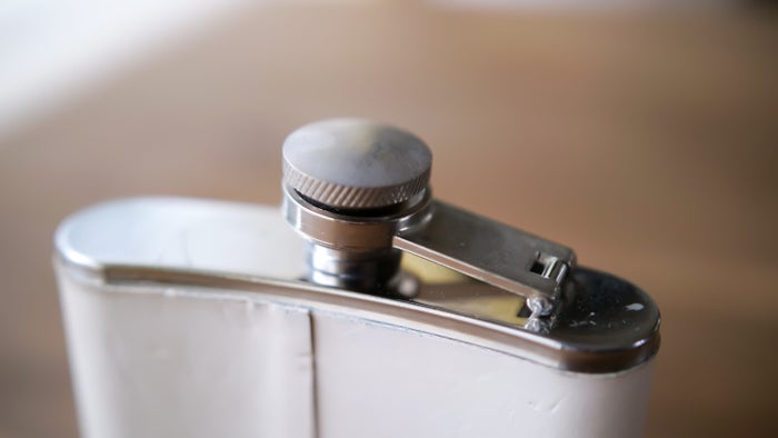 Travel flask lid
