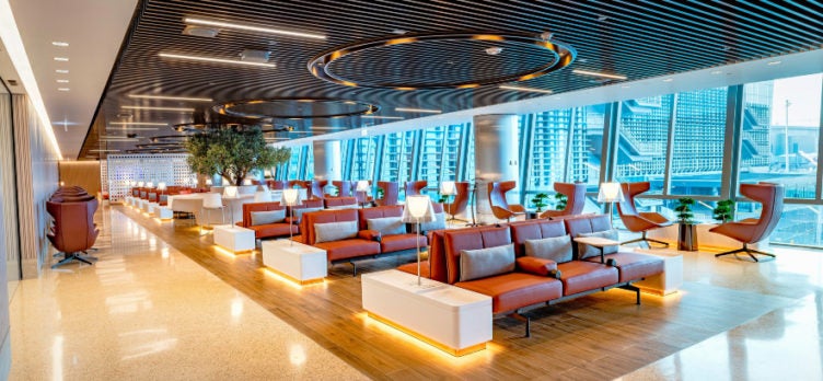 One of Qatar Airways' new lounges at DOH