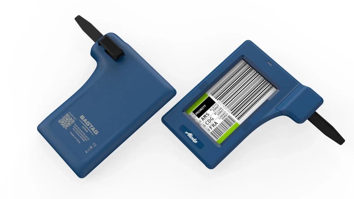 Alaska Airlines Introduces Electronic Bag Tags With New Trial