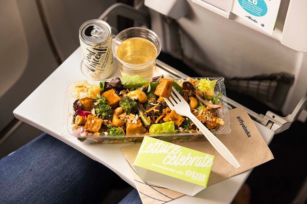 Alaska Airlines Adds New Vegan, Gluten-friendly Options Onboard