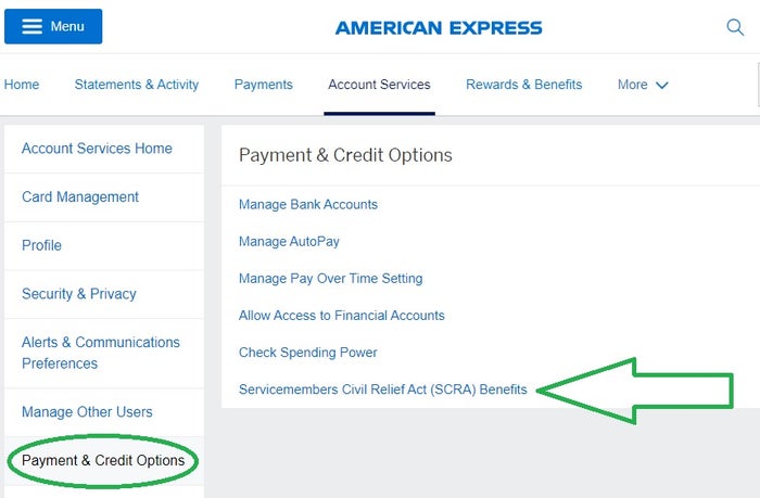 Amex SCRA