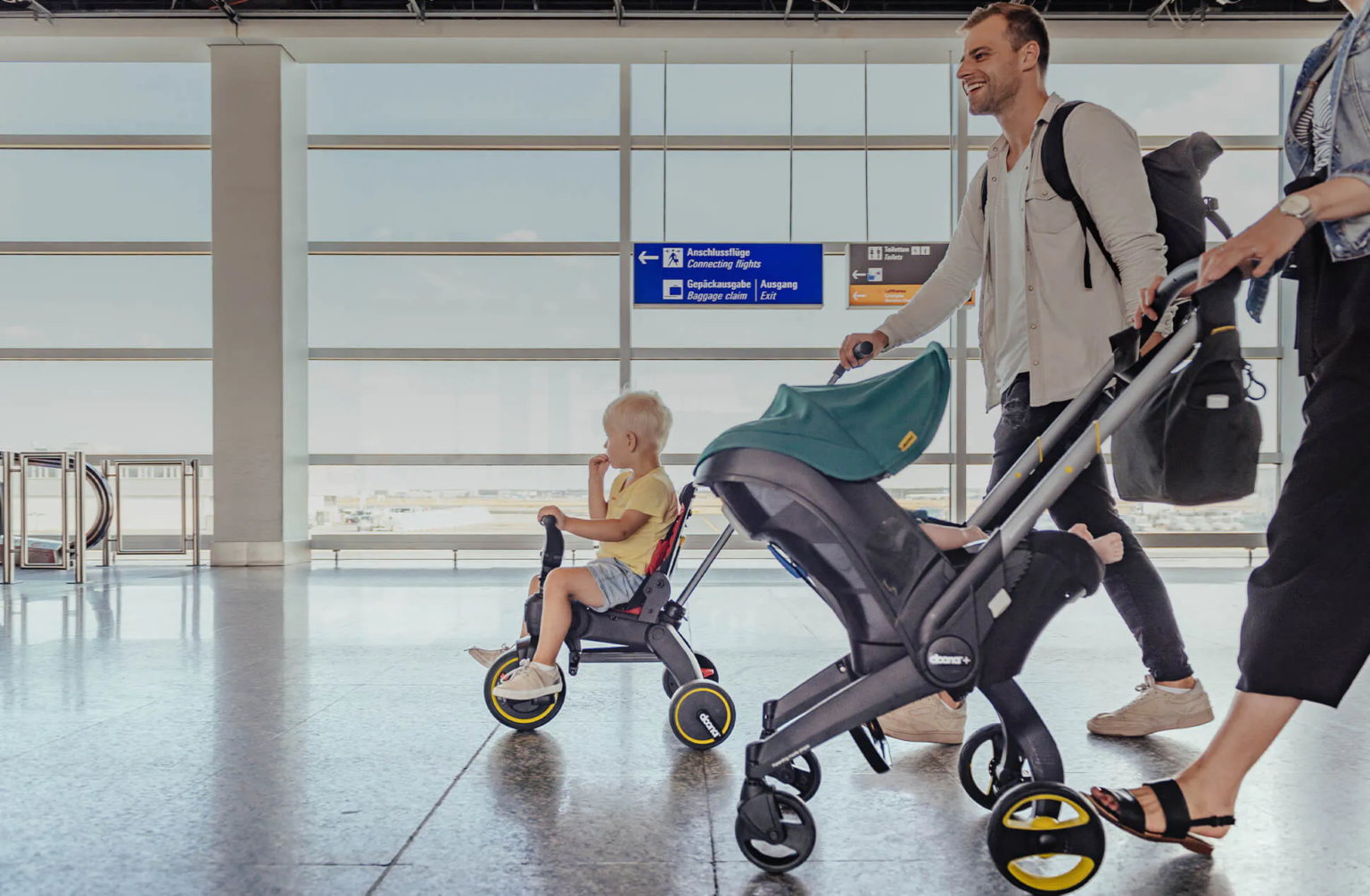 The Ultimate Guide To Flying With A Car Seat U S Airline Policies   Doona Car Seat Stroller At The Airport 1536x1005 