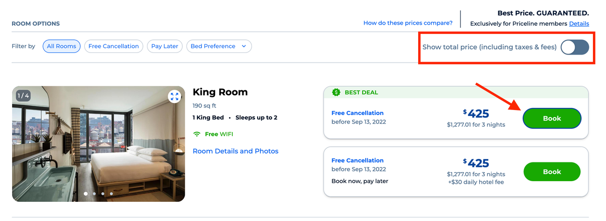 How to book a hotel room on Priceline