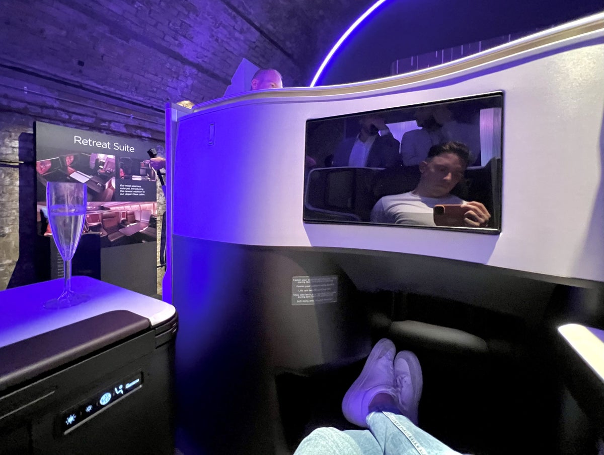 Inside the refreshed Upper Class suite on Virgin's A330neo