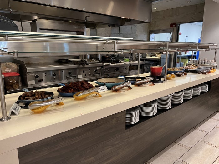 Breakfast buffet at Tanglewood