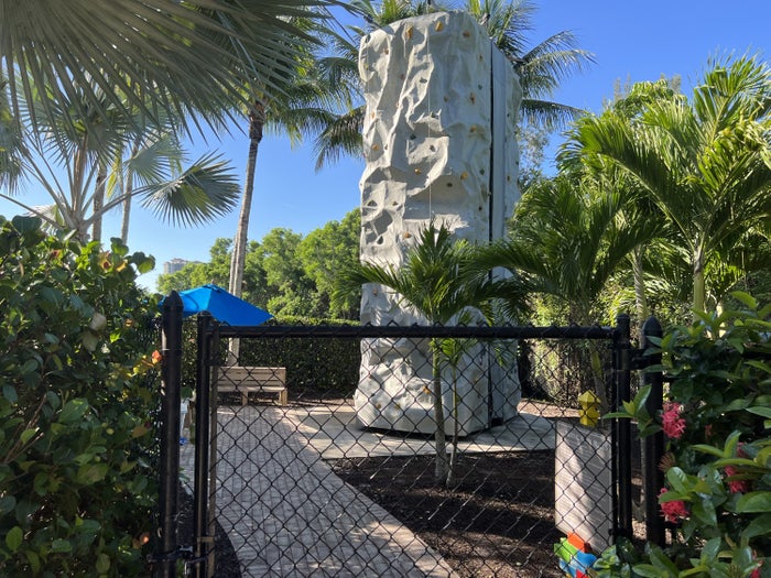 Hyatt Regency Coconut Point Resort & Spa rock climbing wall