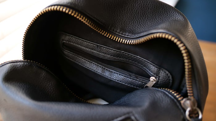 Mini backpack multiple compartments