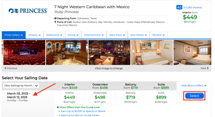 Search for a cruise on Priceline Search for a cruise on Priceline