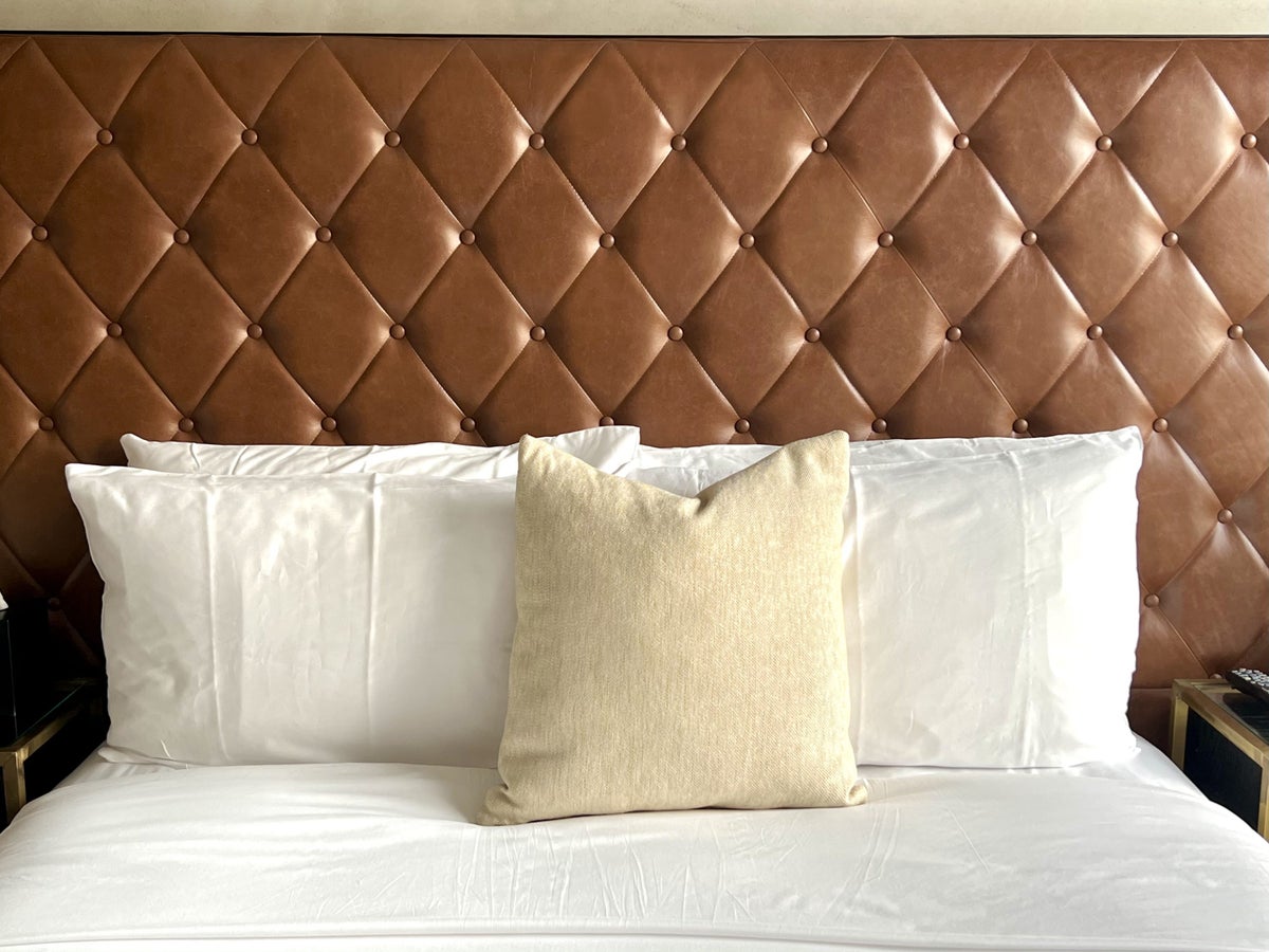 The Williamsburg Hotel bedroom bed headboard