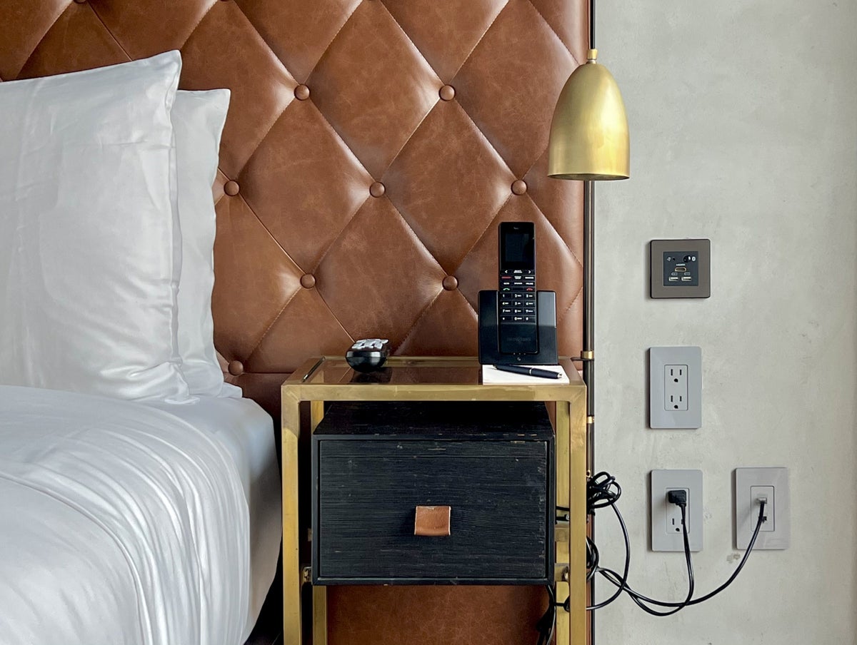 The Williamsburg Hotel bedroom nightstand