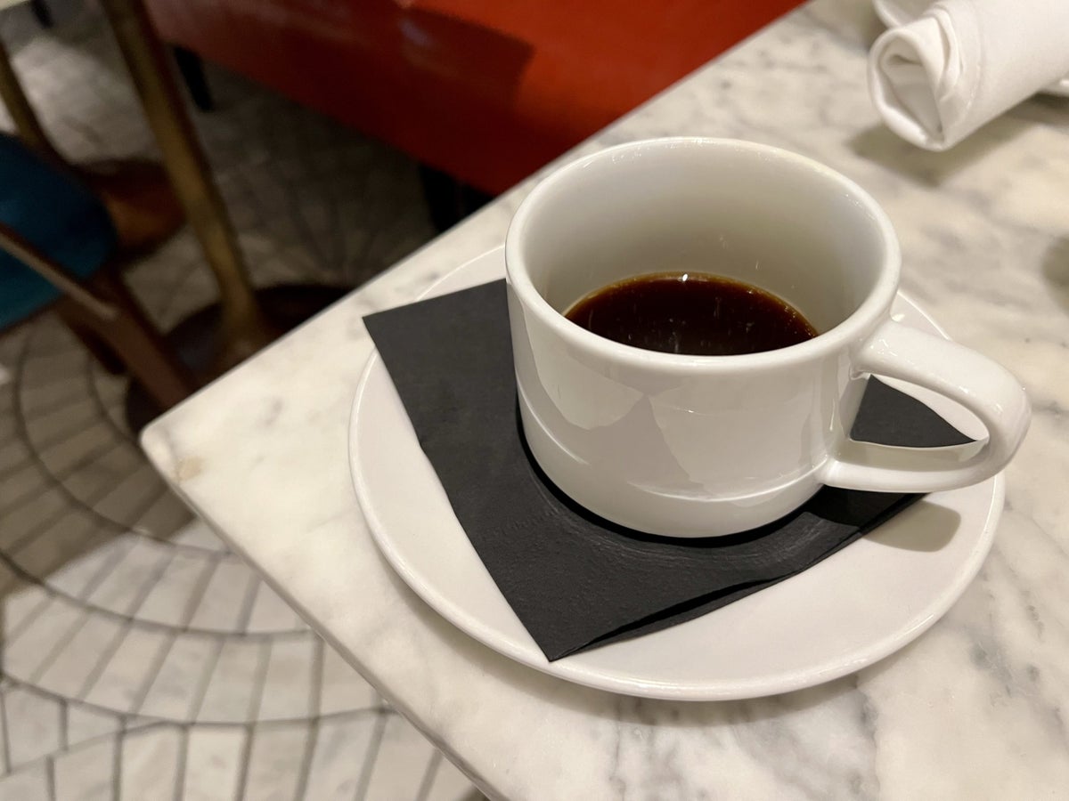The Williamsburg Hotel breakfast coffee