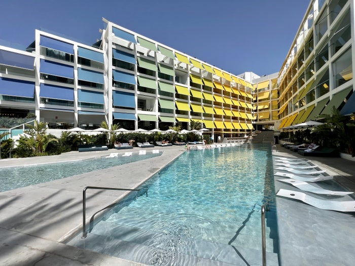 W Ibiza Pool Deck Overview