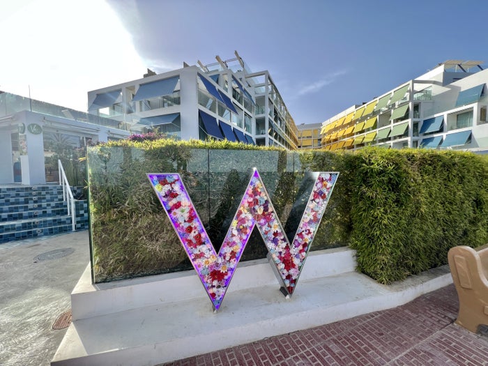 W Ibiza Signage Closeup