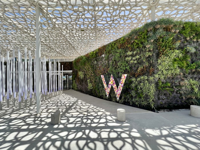 W Signage Front Entrance