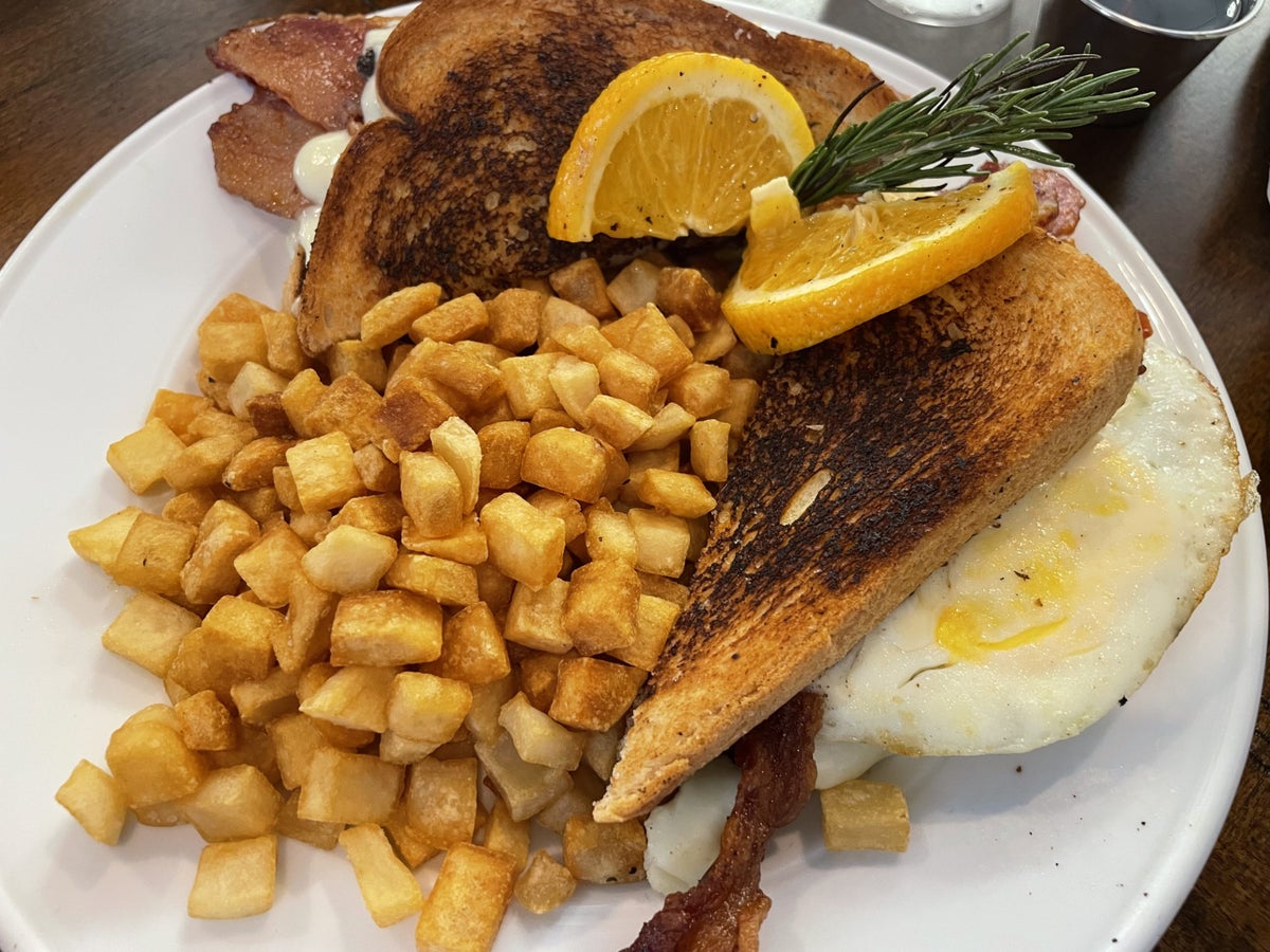 The harbor breakfast sandwich at the DoubleTree by Hilton Corpus Christi Beachfront