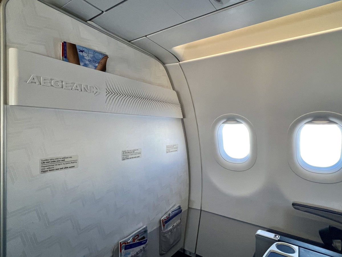 Aegean upgrade bid Aegean Airbus A320neo business class branding