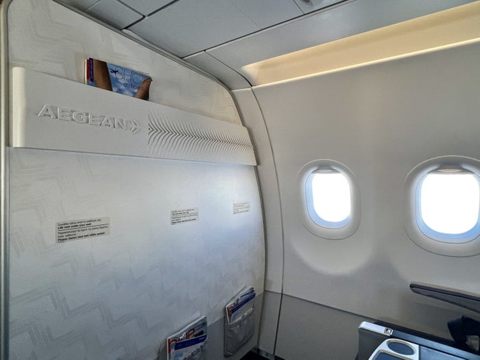Aegean upgrade bid Aegean Airbus A320neo business class branding