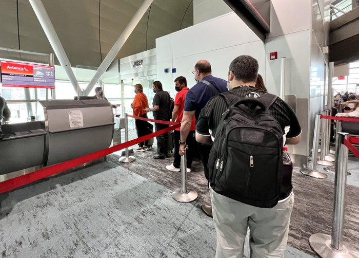 Avianca Boeing 787 Business Class MIA boarding Avianca Boeing 787 Business Class MIA boarding
