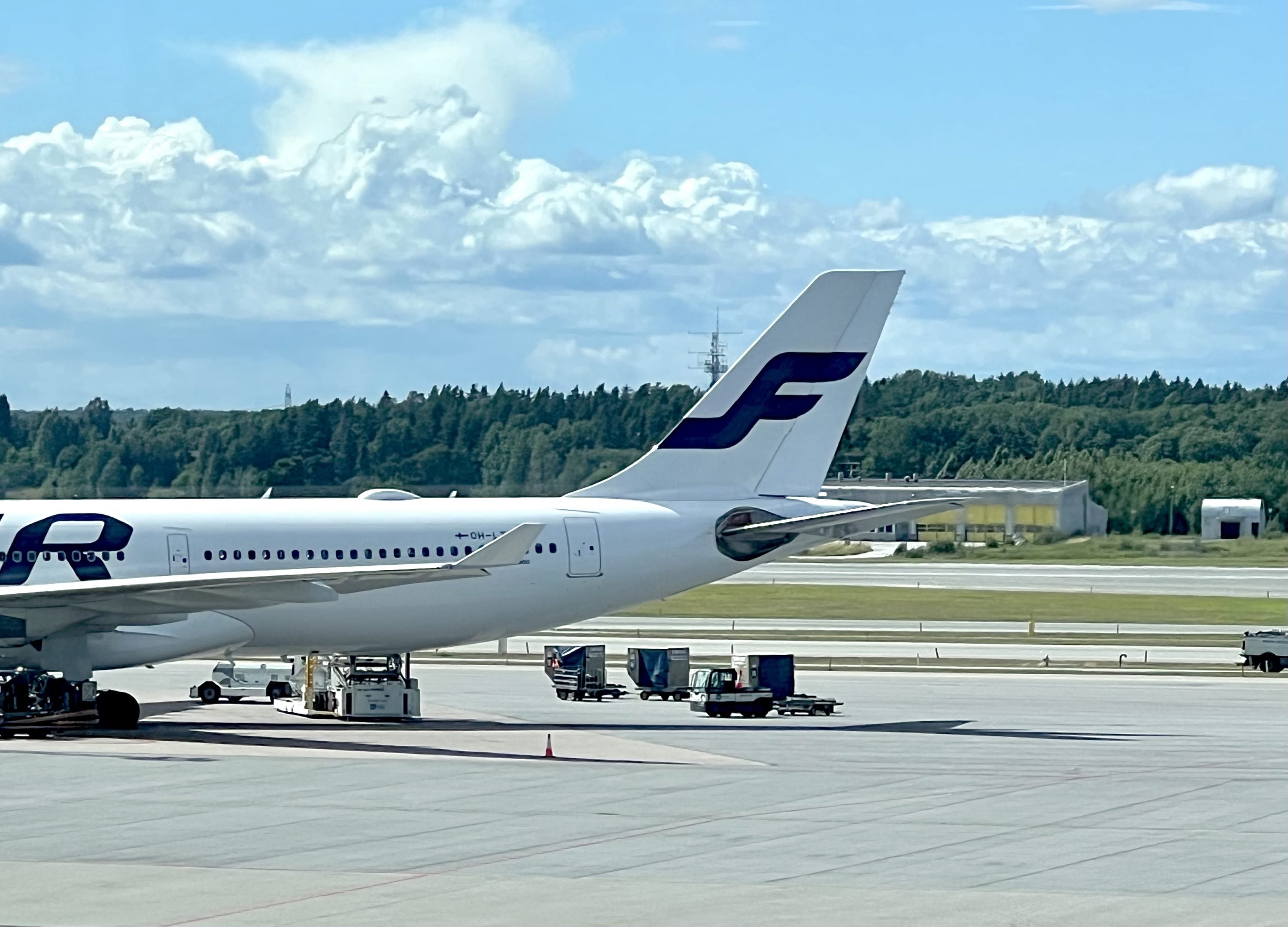Finnair A330 at Stockholm Arlanda Airport