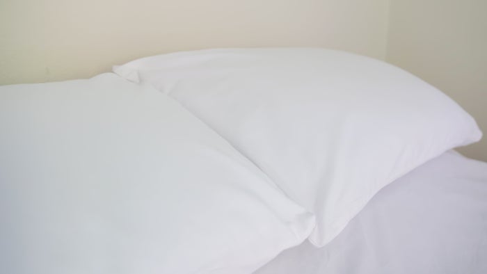 Hotel pillow material