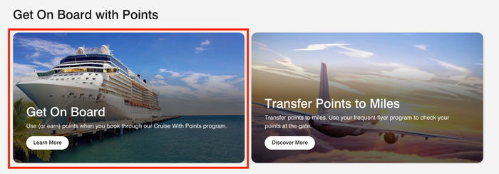 How to book a cruise with Marriott points
